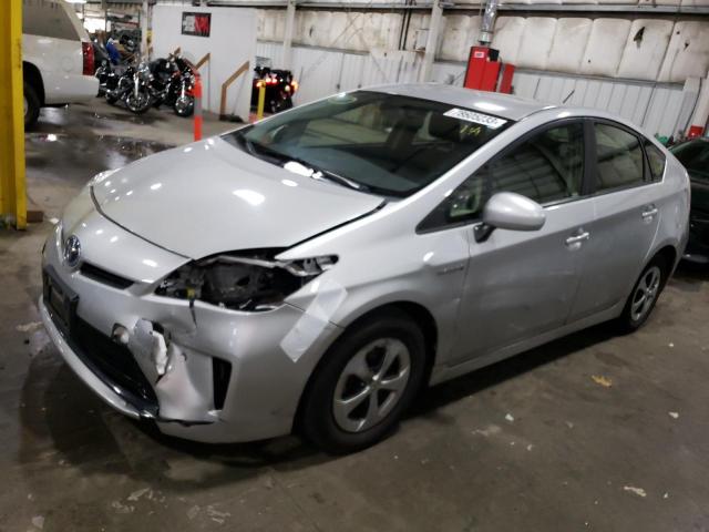 JTDKN3DU4F1890367 - 2015 TOYOTA PRIUS SILVER photo 1