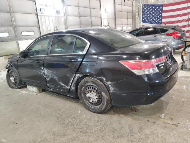 1HGCP2E37BA065143 - 2011 HONDA ACCORD LX BLACK photo 2