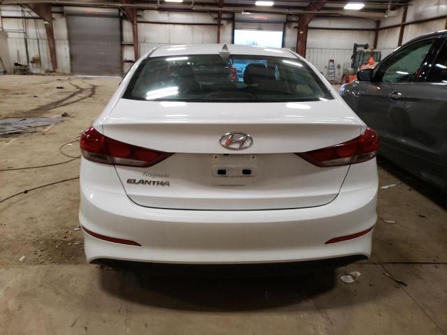 5NPD84LF1JH280145 - 2018 HYUNDAI ELANTRA SEL WHITE photo 6