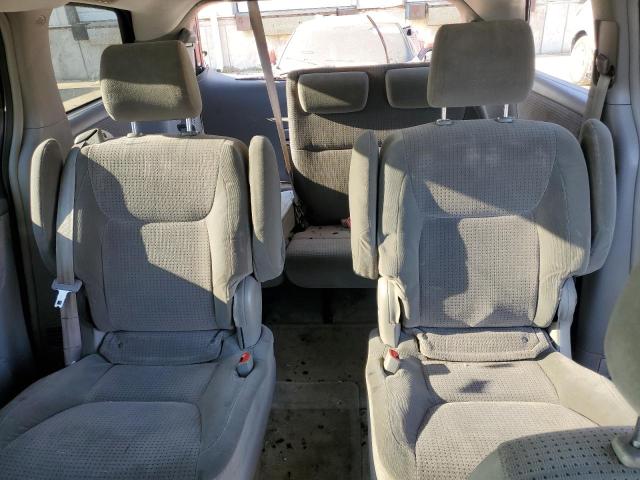 5TDZA23C86S388347 - 2006 TOYOTA SIENNA CE GRAY photo 10