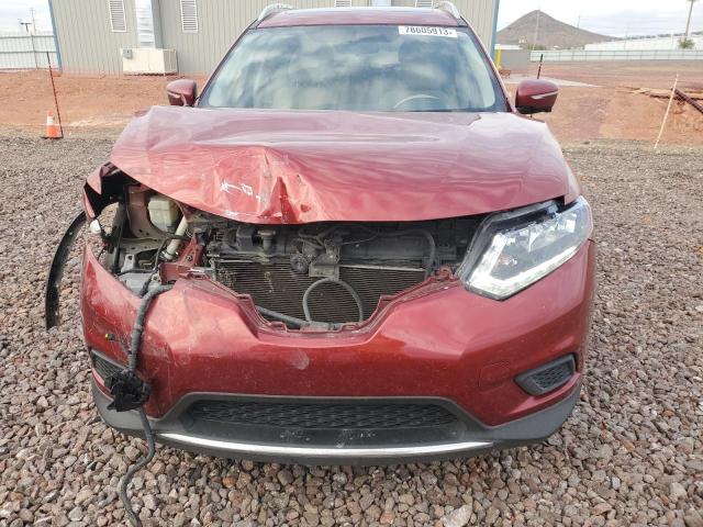 5N1AT2MT8FC889418 - 2015 NISSAN ROGUE S RED photo 5