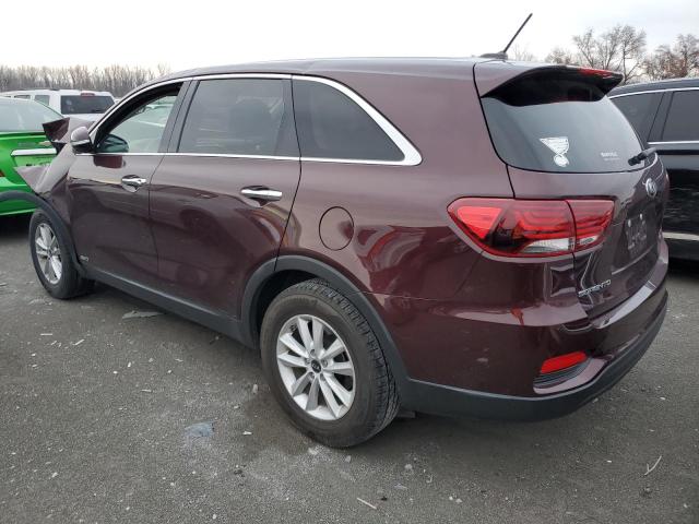 5XYPGDA37KG548603 - 2019 KIA SORENTO L BURGUNDY photo 2