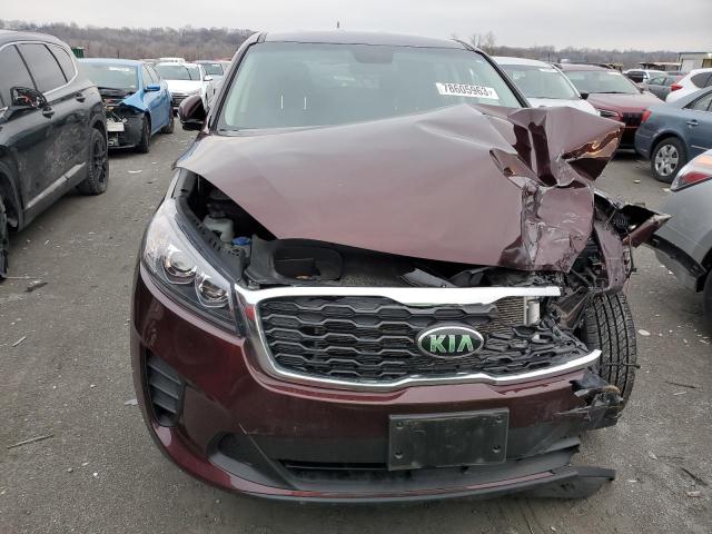 5XYPGDA37KG548603 - 2019 KIA SORENTO L BURGUNDY photo 5