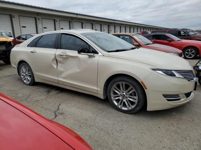 3LN6L2LU8ER816422 - 2014 LINCOLN MKZ HYBRID BEIGE photo 4