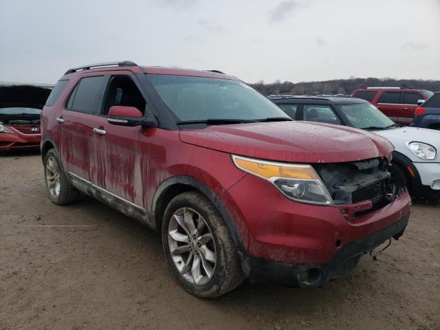 1FM5K7F96DGC14871 - 2013 FORD EXPLORER LIMITED RED photo 4