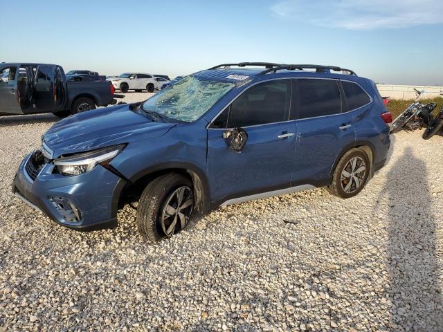 JF2SKAWC0KH578874 - 2019 SUBARU FORESTER TOURING 蓝色 照片 1