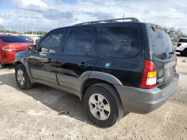 4F2YU08102KM40005 - 2002 MAZDA TRIBUTE LX BLACK photo 2