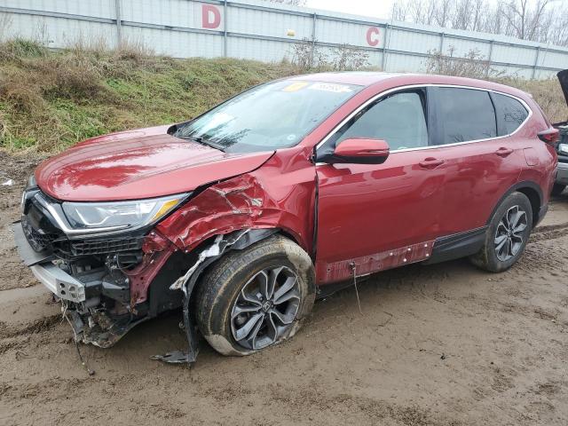 7FARW2H53ME007022 - 2021 HONDA CR-V EX RED photo 1