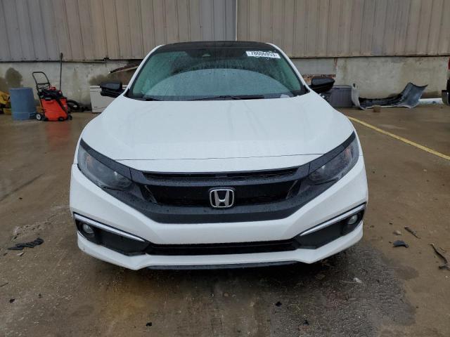 19XFC1F3XLE010474 - 2020 HONDA CIVIC EX WHITE photo 5