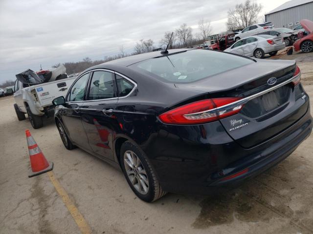 3FA6P0HD5HR415572 - 2017 FORD FUSION SE BLACK photo 2