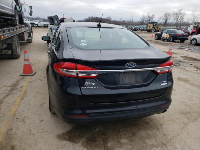 3FA6P0HD5HR415572 - 2017 FORD FUSION SE BLACK photo 6