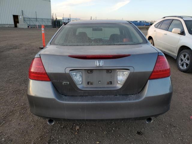 1HGCM66827A802105 - 2007 HONDA ACCORD EX GRAY photo 6