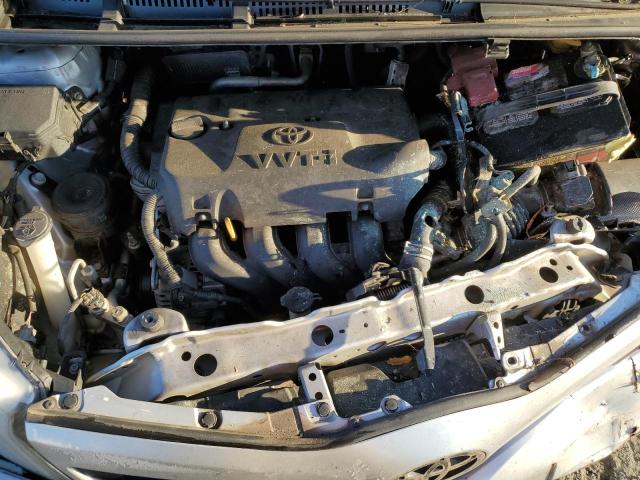 JTDKTUD39DD555944 - 2013 TOYOTA YARIS SILVER photo 11