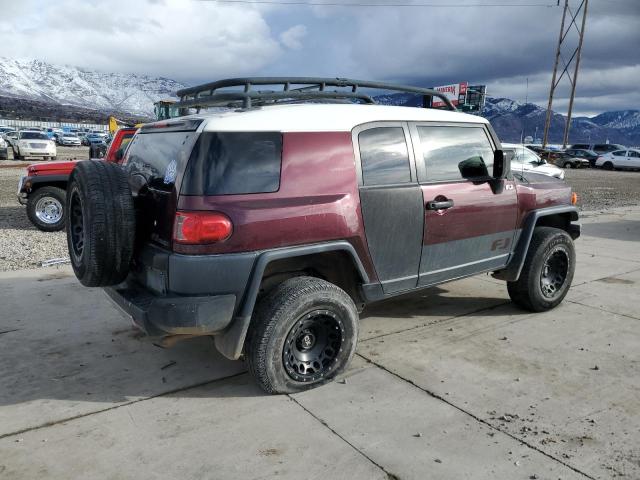 JTEBU11F170056203 - 2007 TOYOTA FJ CRUISER BURGUNDY photo 3