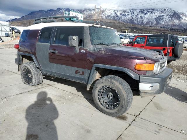 JTEBU11F170056203 - 2007 TOYOTA FJ CRUISER BURGUNDY photo 4