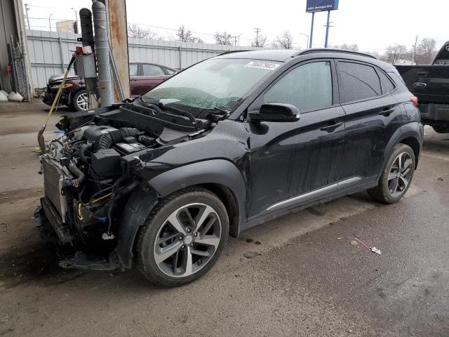 KM8K5CA58KU381528 - 2019 HYUNDAI KONA ULTIMATE BLACK photo 1