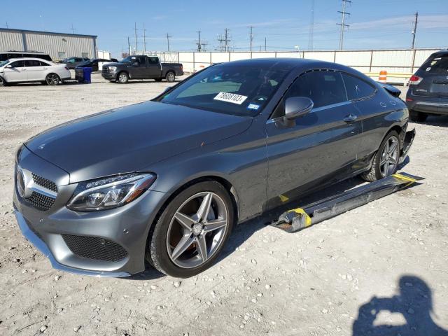 WDDWJ4JB2HF410909 - 2017 MERCEDES-BENZ C 300 GRAY photo 1