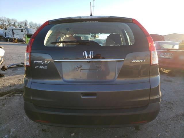 2HKRM4H39DH670964 - 2013 HONDA CR-V LX GRAY photo 6