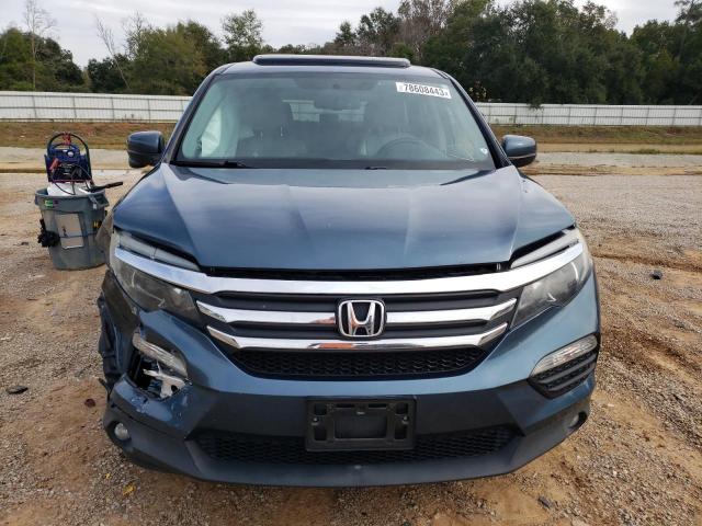 5FNYF5H50JB007614 - 2018 HONDA PILOT EXL TEAL photo 5