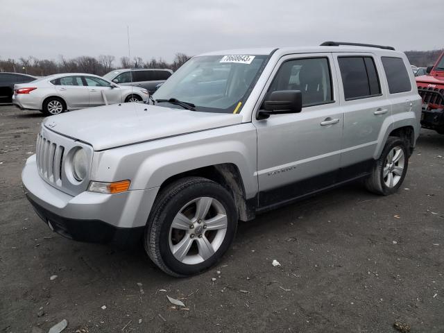 1C4NJPFAXED586072 - 2014 JEEP PATRIOT LATITUDE SILVER photo 1