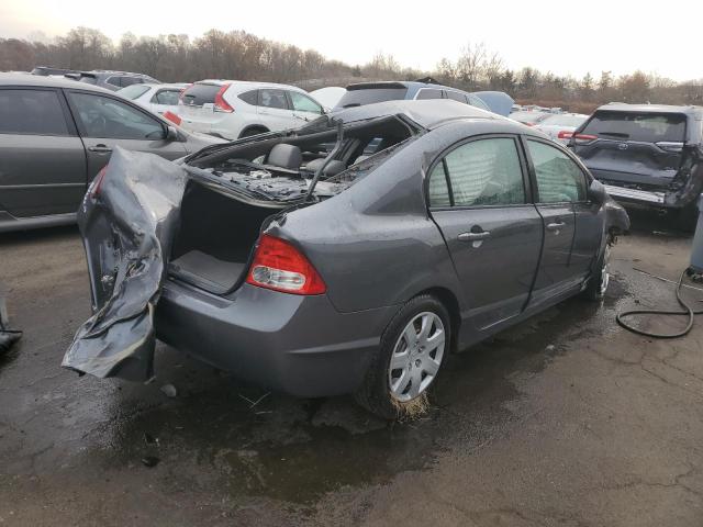 2HGFA1F50AH328906 - 2010 HONDA CIVIC LX GRAY photo 3