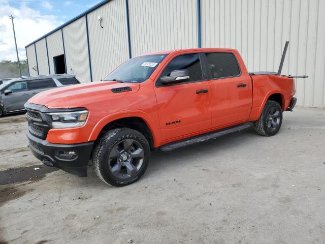 1C6SRFFM2MN744498 - 2021 RAM 1500 BIG HORN/LONE STAR ORANGE photo 1