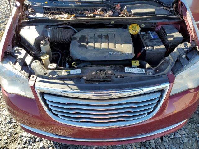 2C4RC1BG4FR561363 - 2015 CHRYSLER TOWN & COU TOURING BURGUNDY photo 12