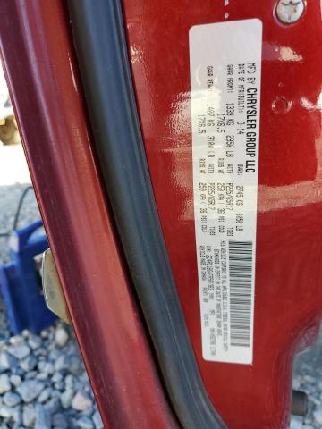 2C4RC1BG4FR561363 - 2015 CHRYSLER TOWN & COU TOURING BURGUNDY photo 13