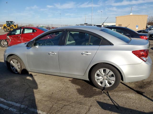 1G1PC5SH2C7365936 - 2012 CHEVROLET CRUZE LS SILVER photo 2