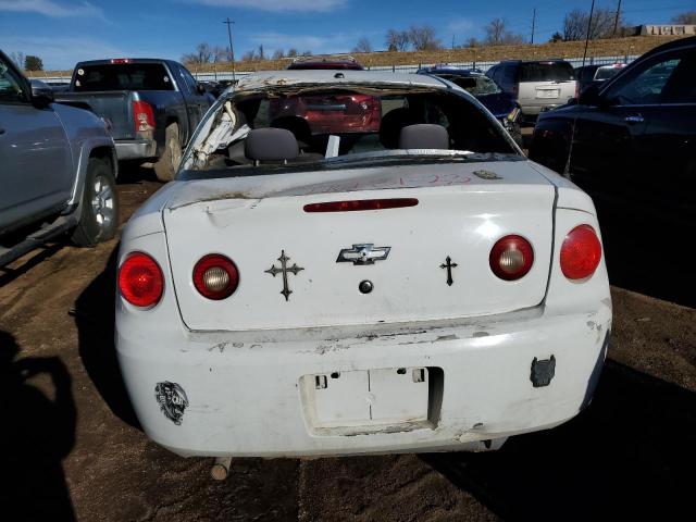 1G1AL18F287115530 - 2008 CHEVROLET COBALT LT WHITE photo 6