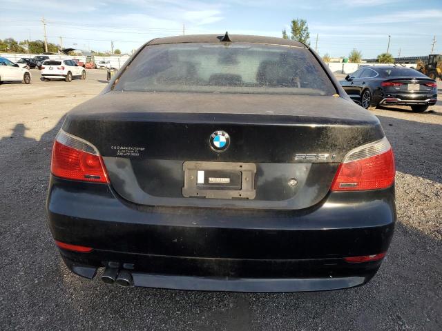 WBANE53537CW61376 - 2007 BMW 525 I BLACK photo 6