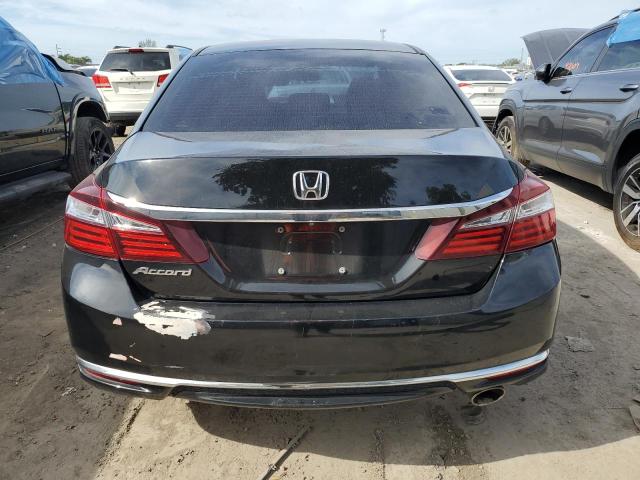 1HGCR2F39HA158036 - 2017 HONDA ACCORD LX BLACK photo 6