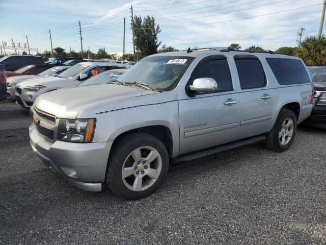 1GNSCJE0XCR106204 - 2012 CHEVROLET SUBURBAN C1500 LT SILVER photo 1