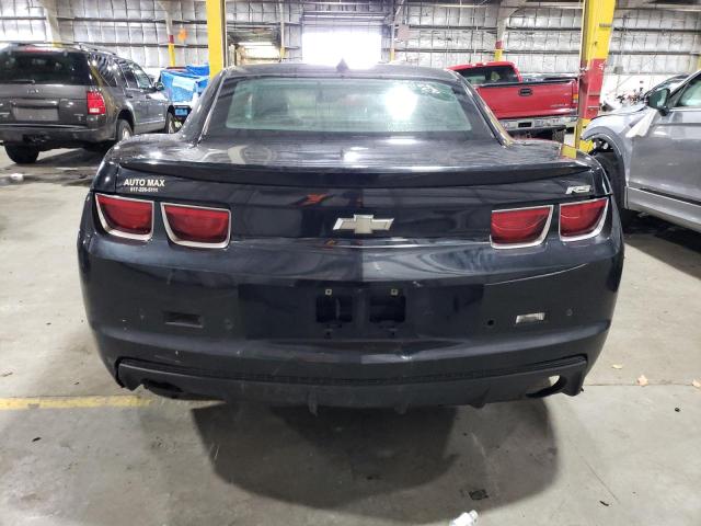 2G1FC1E34C9151338 - 2012 CHEVROLET CAMARO LT BLACK photo 6