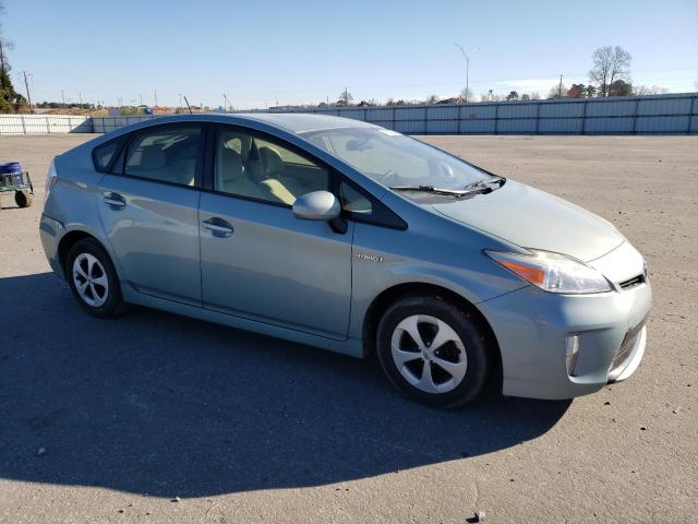 JTDKN3DU5E1805258 - 2014 TOYOTA PRIUS TURQUOISE photo 4