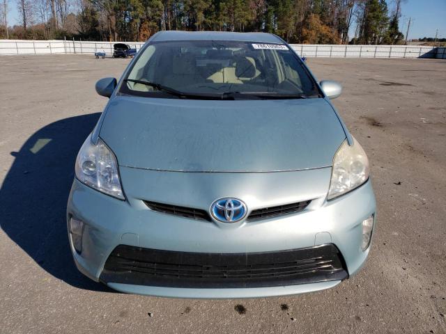 JTDKN3DU5E1805258 - 2014 TOYOTA PRIUS TURQUOISE photo 5