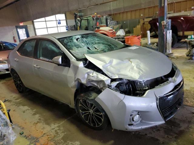 2T1BURHE9FC343700 - 2015 TOYOTA COROLLA L SILVER photo 4