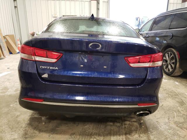 5XXGT4L30JG260515 - 2018 KIA OPTIMA LX BLUE photo 6