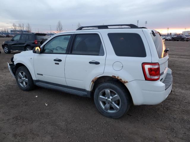 1FMCU93148KC60164 - 2008 FORD ESCAPE XLT WHITE photo 2