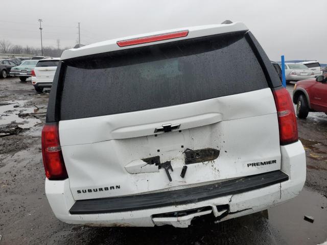 1GNSKJKJ0KR251833 - 2019 CHEVROLET SUBURBAN K1500 PREMIER WHITE photo 6