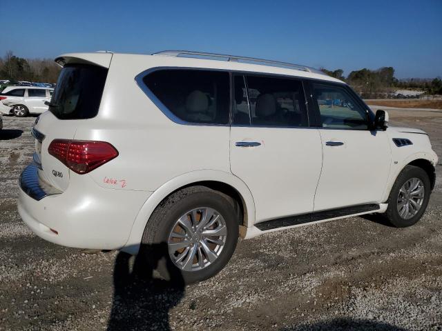 JN8AZ2NE7G9124805 - 2016 INFINITI QX80 WHITE photo 3