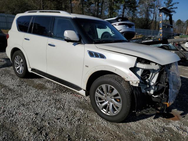 JN8AZ2NE7G9124805 - 2016 INFINITI QX80 WHITE photo 4