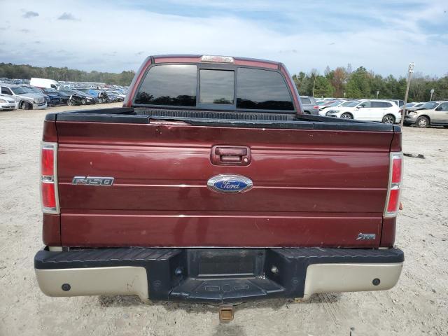 1FTFW1CV1AFD87534 - 2010 FORD F150 SUPERCREW MAROON photo 6