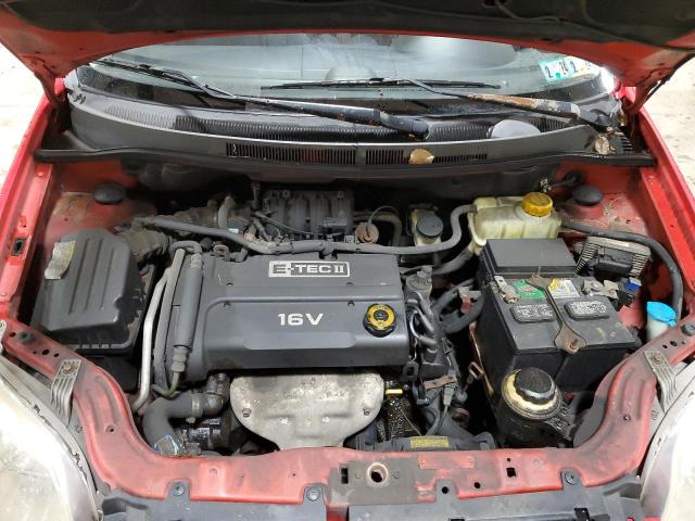 KL1TD56637B112419 - 2007 CHEVROLET AVEO BASE RED photo 11