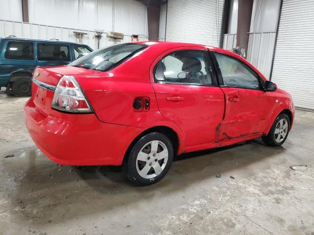 KL1TD56637B112419 - 2007 CHEVROLET AVEO BASE RED photo 3