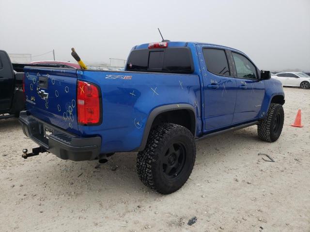 1GCGTEEN3J1177760 - 2018 CHEVROLET COLORADO ZR2 BLUE photo 3