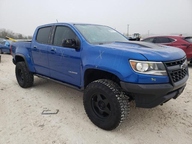 1GCGTEEN3J1177760 - 2018 CHEVROLET COLORADO ZR2 BLUE photo 4