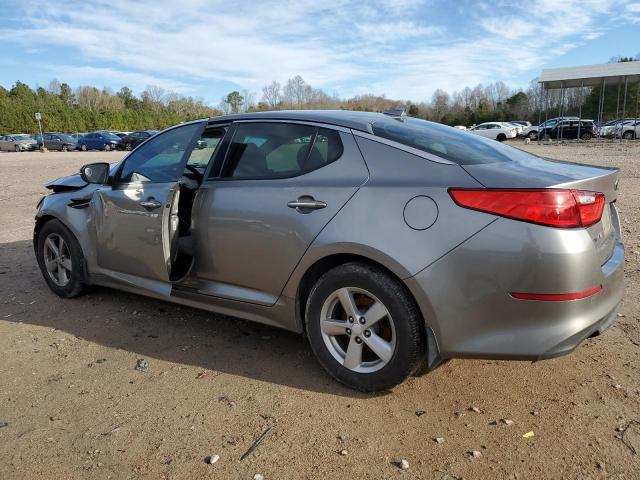 5XXGM4A73EG318528 - 2014 KIA OPTIMA LX GRAY photo 2