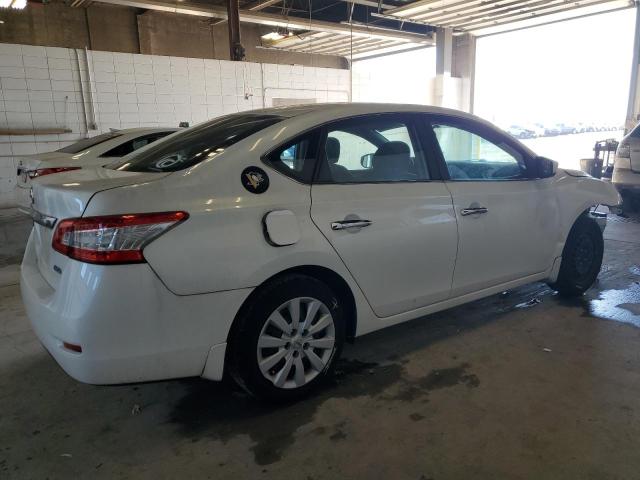 3N1AB7AP1EL648351 - 2014 NISSAN SENTRA S WHITE photo 3