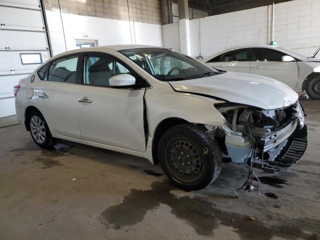 3N1AB7AP1EL648351 - 2014 NISSAN SENTRA S WHITE photo 4